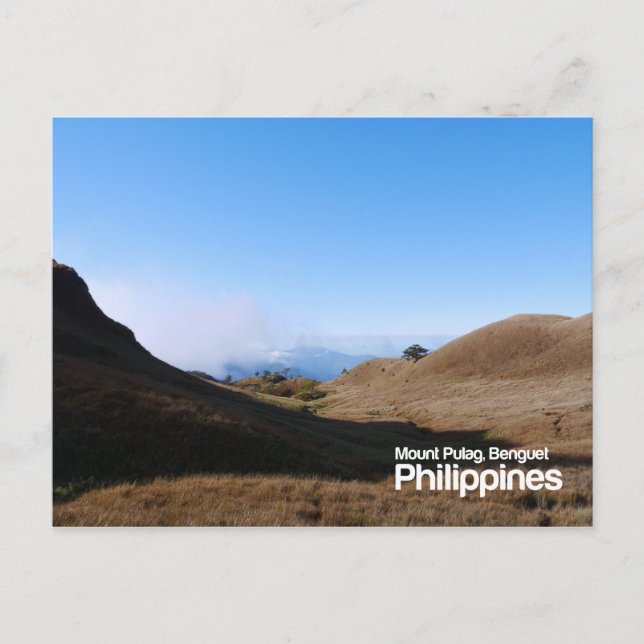 Pulag Benguet Philippinen Postkarte (Vorderseite)