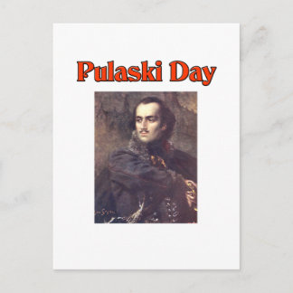 Pulaski Day Postkarte