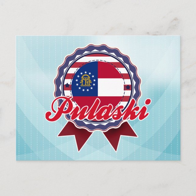 Pulaski, GA Postkarte (Vorderseite)