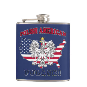 Pulaski Wisconsin Polnisch Flachmann