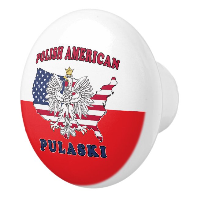 Pulaski Wisconsin Polnisch Keramikknauf (Rechts)