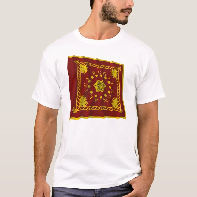Pulaskis Legions-Flagge T-Shirt (Vorderseite)