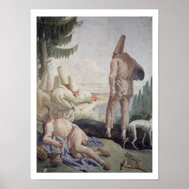 Pulcinella auf Urlaub Poster (Vorne)