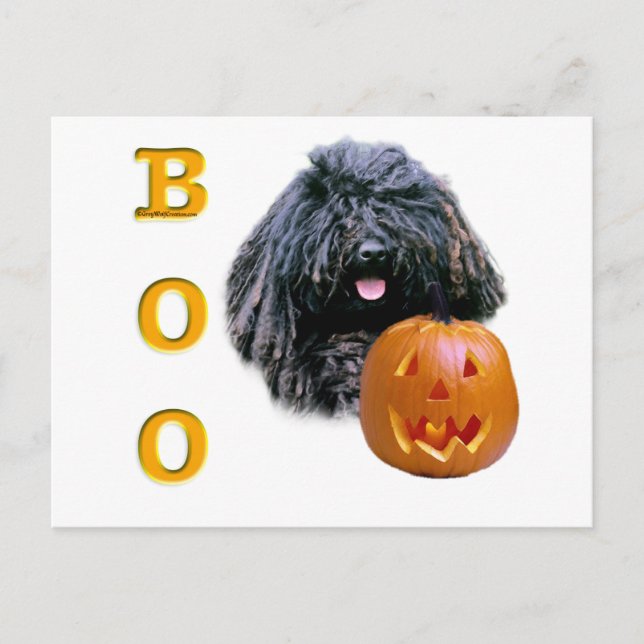 Puli Boo Postkarte (Vorderseite)