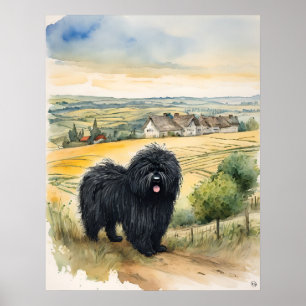 Puli - Dog Art Print Poster