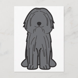 Puli Dog Cartoon Postkarte