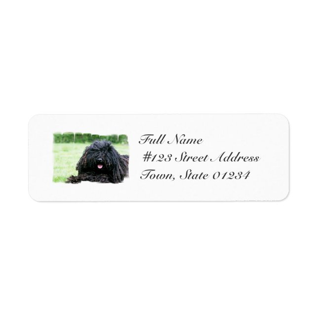 Puli Dog Mailing Labels (Vorne)