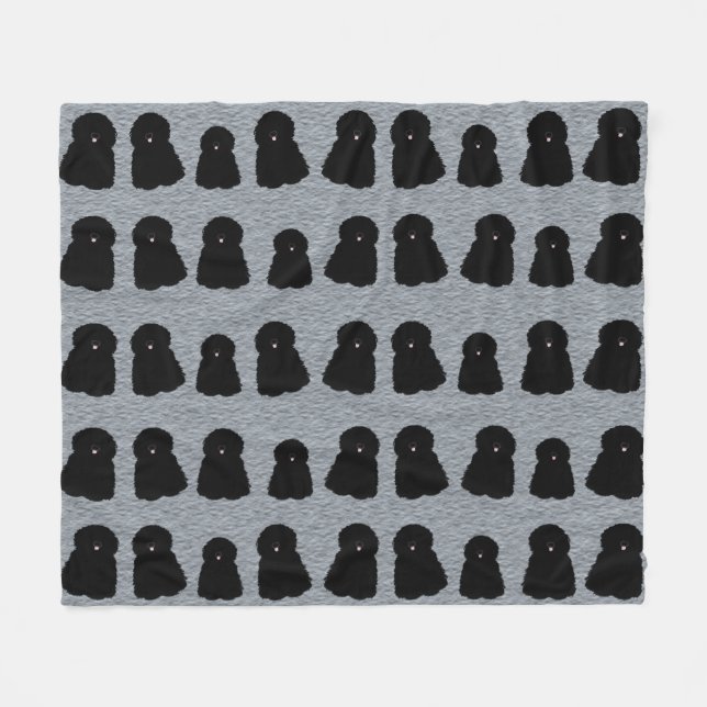 Puli Fleece Blanket (Vorderseite (Horizontal))