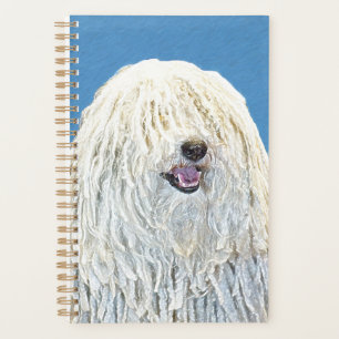 Puli-Malerei - Niedliche Original Hunde-Kunst Planer
