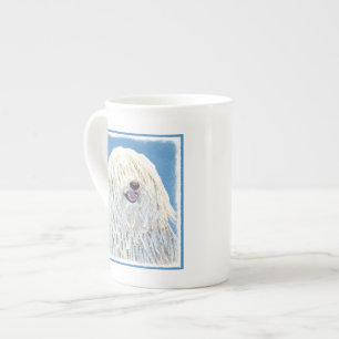 Puli-Malerei - Niedliche Original Hunde-Kunst Prozellantasse