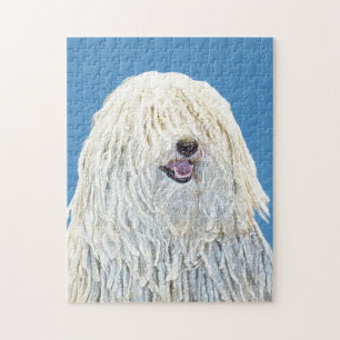 Puli-Malerei - Niedliche Original Hunde-Kunst Puzzle
