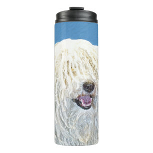 Puli-Malerei - Niedliche Original Hunde-Kunst Thermosbecher