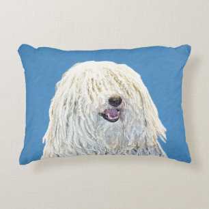 Puli Malerei - niedliche ursprüngliche Hundekunst Dekokissen