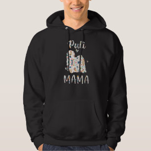 Puli Mama Floral Hund Mama Liebe Hoodie