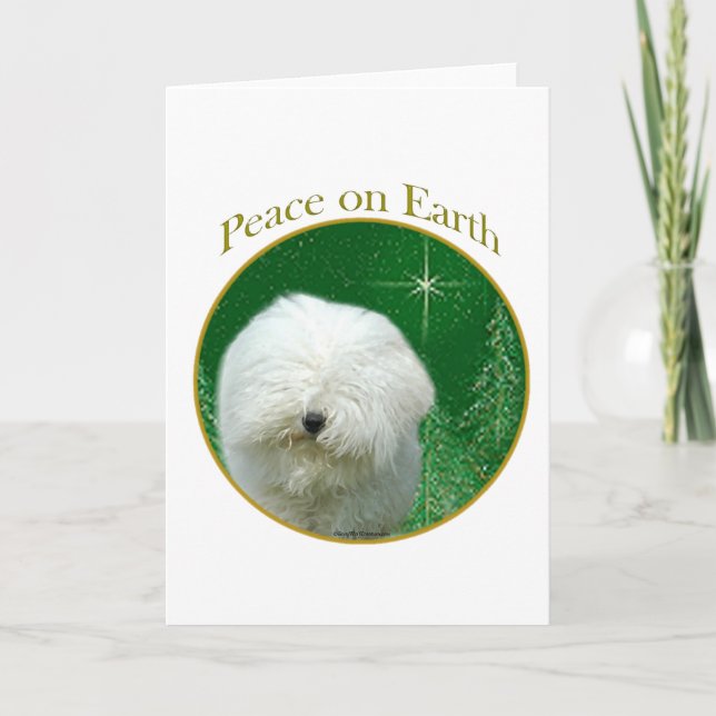 Puli Peace Feiertagskarte (Vorderseite)