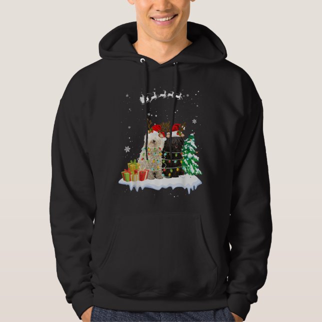 Puli Reindeer Xmas Weihnachtsfeiern Weihnachten We Hoodie (Vorderseite)