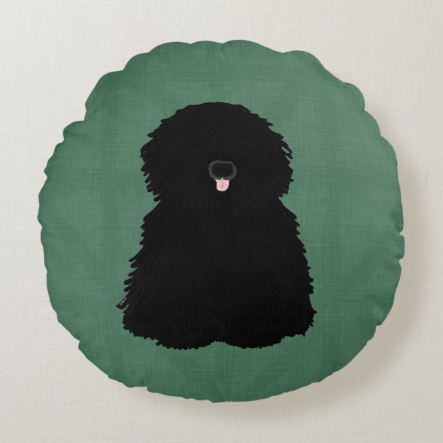Puli Round Throw Kissen (Vorderseite)