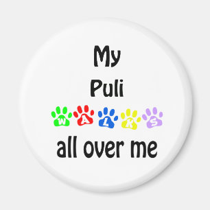 Puli Walks Design Magnet