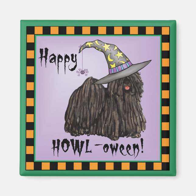 Puli Witch Magnet (Vorne)