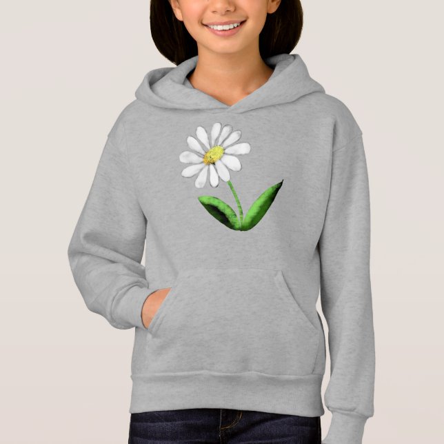Pull mit stolzer Marguerite Kapuze Hoodie (Vorderseite)