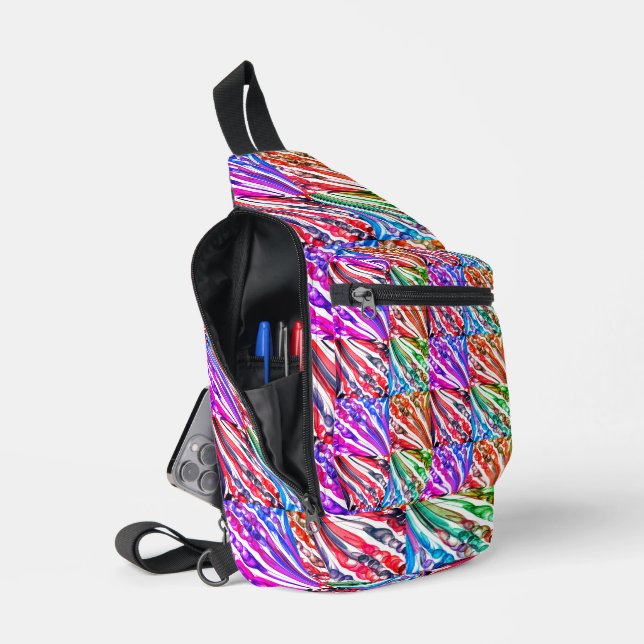 Pulled Bubble Fun / Filter /  Crossbody Bag (Offen)
