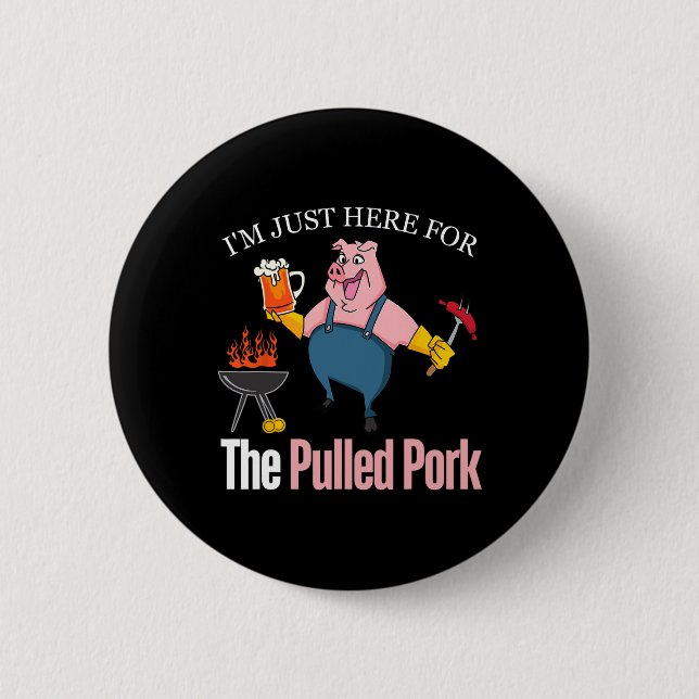 Pulled Pork American ich bin gerade hier für das S Button (Vorderseite)