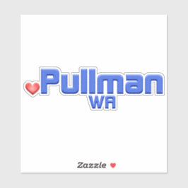 Pullman Washington Aufkleber
