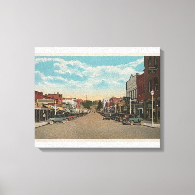 Pullman, WAView of Main Street, Pullman, WA Leinwanddruck (Vorderseite)