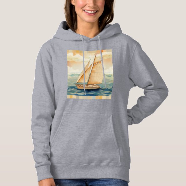 Pullover-Hoodie für Damen Hoodie (Vorderseite)