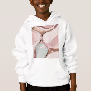 Pullover Hoodie für Kinder in stylischer Grafik-Op