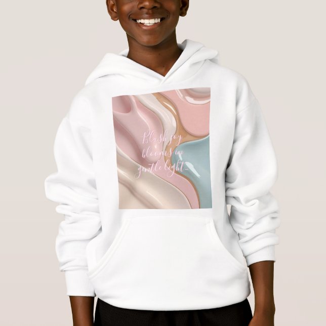 Pullover Hoodie für Kinder mit stylischem Grafikdr (Vorderseite)