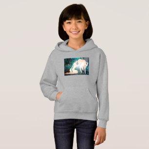 Pullover-Hoodie für Mädchen mit zahmen Hirschen Hoodie