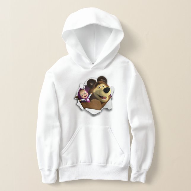Pullover Hoodie Masha und der Bär (Ablage )