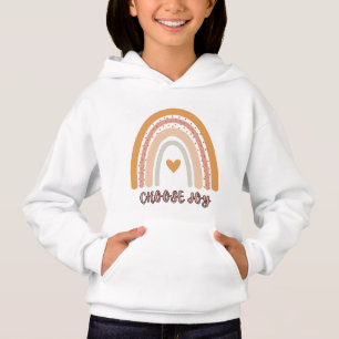 Pullover-Kapuzenpullover für Kinder – Boho-Regenbo Hoodie
