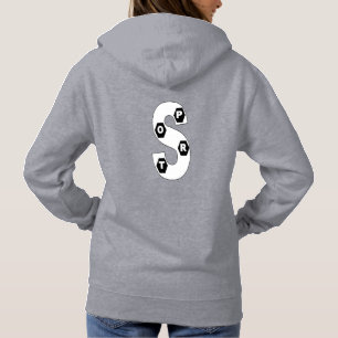 Pullover mit grauer Kapuze Frau DESIGN SPORT