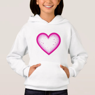 Pullover mit leuchtendem Herzdesign für Mädchen