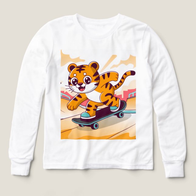 Pullover mit Tiger (Design Vorderseite)