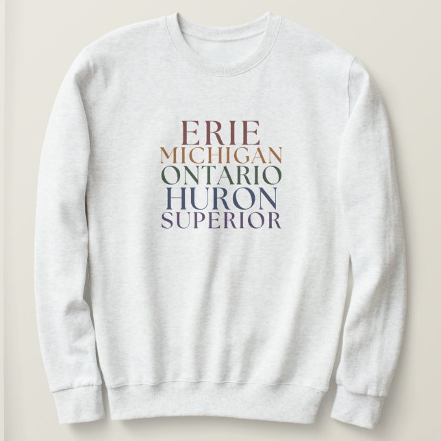 Pullover Sweatshirt von Michigan Great Lakes (Design vorne)