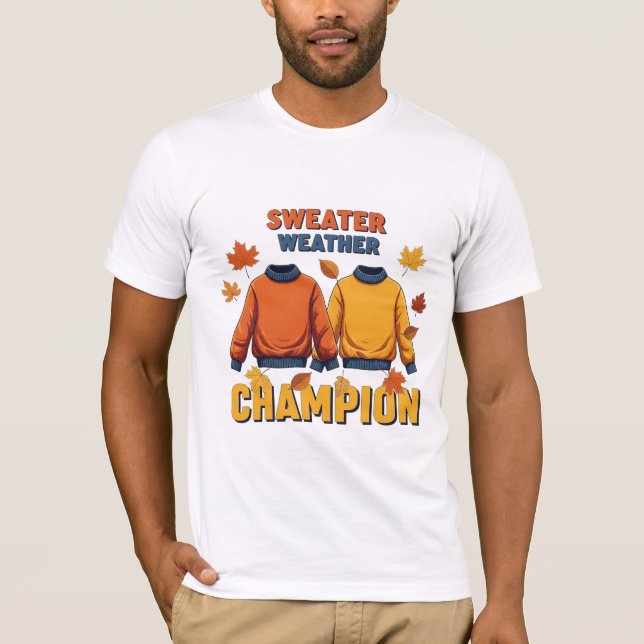 Pullover Wetter Champion Herbst Design (Vorderseite)