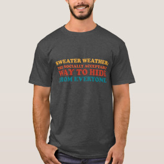 Pullover Wetter Introvert Humor Slogan