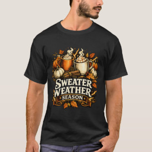 Pullover-Wetter-Saison Vintage-Herbst T-Shirt
