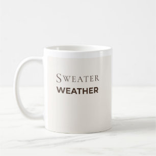 Pullover-Wetter-Tasse Gemütliche Herbst-Kaffeeta Kaffeetasse