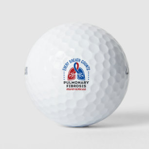Pulmonale Fibrose Bewusstsein für jeden Atemzug Golfball