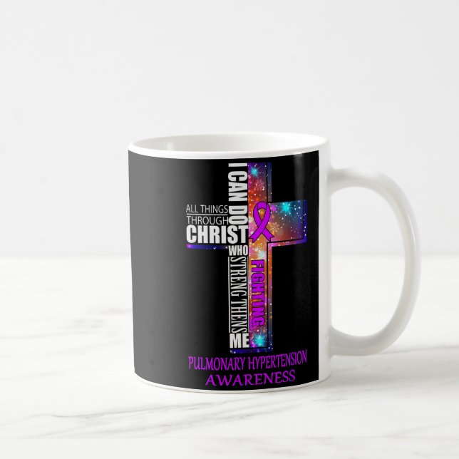 Pulmonary Hypertension Awareness Shirt Christmas G Kaffeetasse (Rechts)