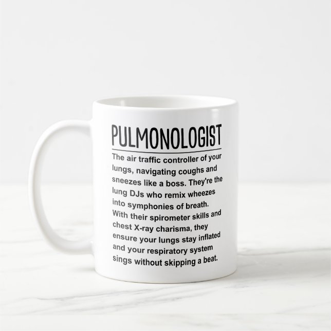 Pulmonologe Kaffeetasse (Links)