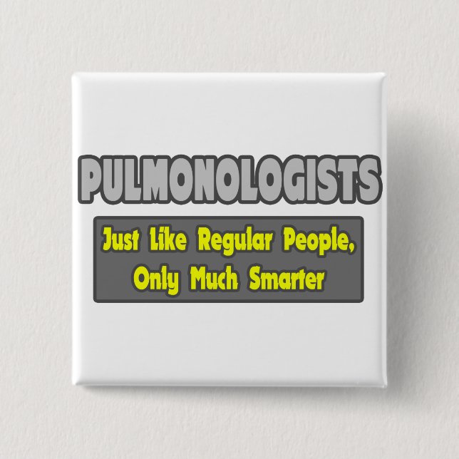 Pulmonologen ... klüger button (Vorderseite)
