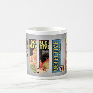 PULP MAGAZINE THEME VINTAGE KAFFEETASSE