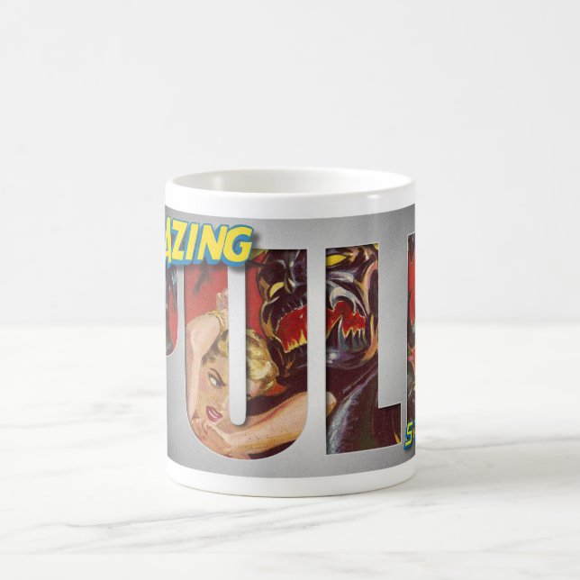 PULP MAGAZINE THEME VINTAGE KAFFEETASSE (Mittel)
