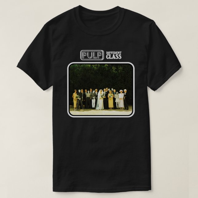 Pulp Unterschiedlicher klassischer T - Shirt (Design vorne)