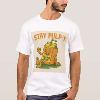 Pulp-y bleibe - Retro-Juice-T-Shirt T-Shirt